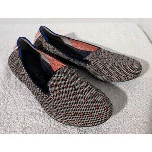 Rothy’s The Loafer Womens Size 10 Slip On Ballet Flats Shoe Coral Dot Retired